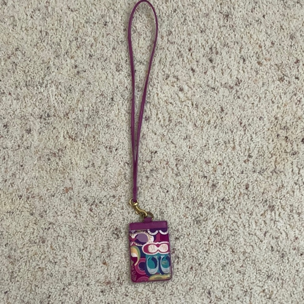 Coach lanyard (ID holder)